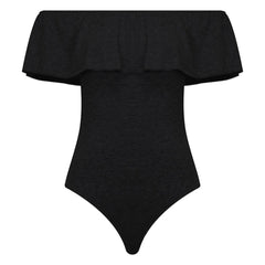 Sexy Ruffles Women Bodysuit Crop