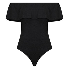 Sexy Ruffles Women Bodysuit Crop