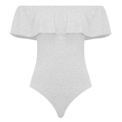 Sexy Ruffles Women Bodysuit Crop