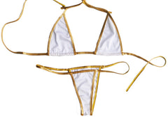 Triangle Top Thong Bikini Lingerie Set