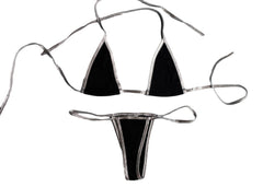 Triangle Top Thong Bikini Lingerie Set