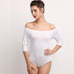 Off Shoulder Rompers Half Sleeve